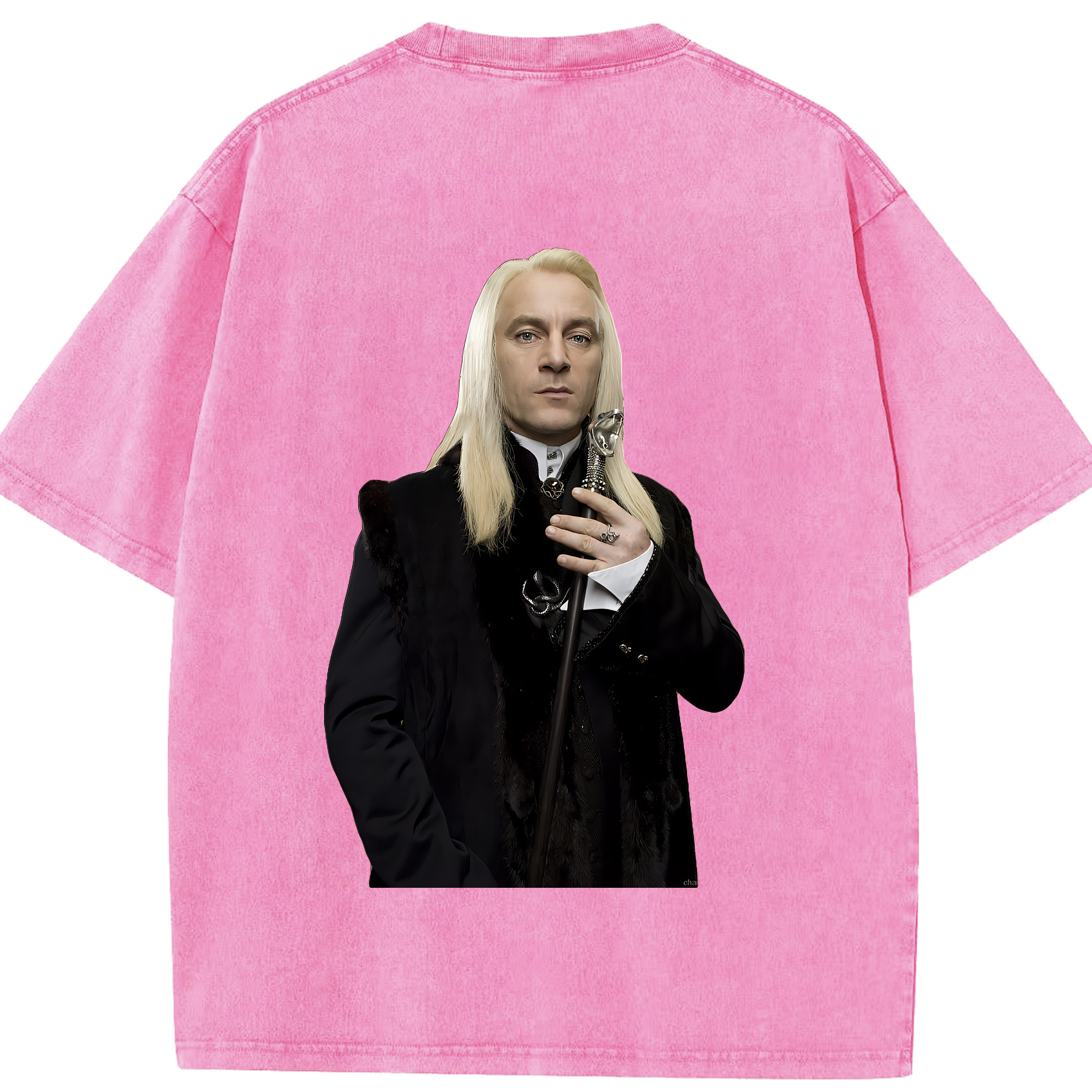 （画像用） Harry Potter ハリー・ポッターシリーズ 綿100% ヴィンテージ風 半袖Tシャツ（背面プリント）